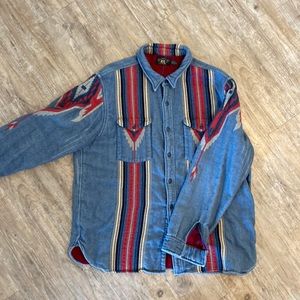 DOUBLE RL RRL RALPH LAUREN BLANKET SHIRT